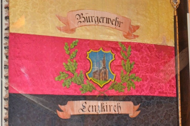 Die Fahne der Lenzkircher Brgerwehr  | Foto: Friedbert Zapf