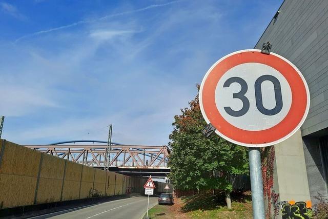 Fehler bei der Genehmigung: Tempo 30 bei der Dreilndergalerie in Weil am Rhein bleibt dauerhaft