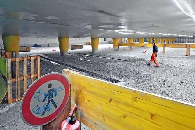 Fotos: So luft die Sanierung der Freiburger Bahnhofsgarage