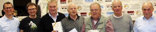RVC-Ehrungen der langjhrigen Mitglied...enbach, Klaus Rich und  Bernhard Heiny  | Foto: RVC Reute