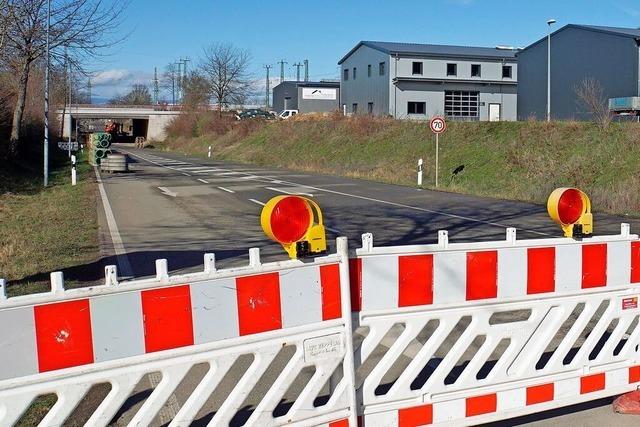 Kreisstrae zwischen Mllheim und Neuenburg ist noch bis Ende Juli gesperrt