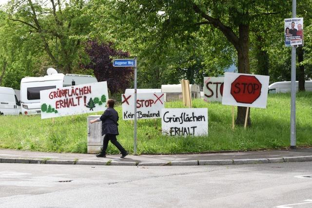 In Freiburg-Weingarten regt sich Protest gegen ein Bauprojekt