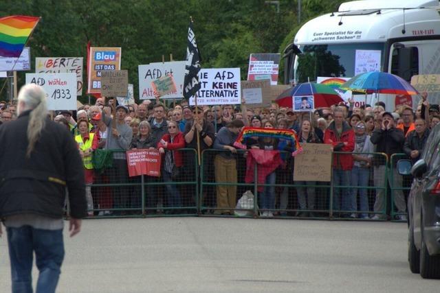 AfD-Veranstaltung fhrt zu Gegendemonstration in Waldkirch