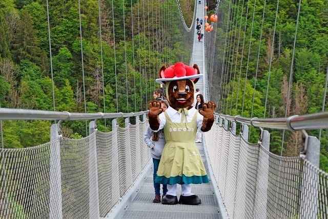 Ein Jahr H�ngebr�cke in Todtnauberg: Die Verantwortlichen sind zufrieden