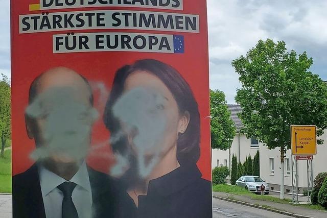 Zerstrte Plakate und Wortgefechte: Parteivertreter im Hochschwarzwald berichten von Anfeindungen