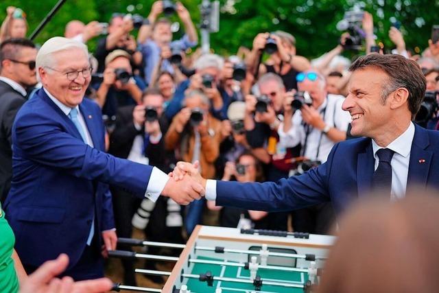 Macron und Steinmeier beschwren deutsch-franzsische Freundschaft