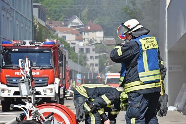 400.000 Euro Schaden durch den Brand in der Teichstrae in Lrrach