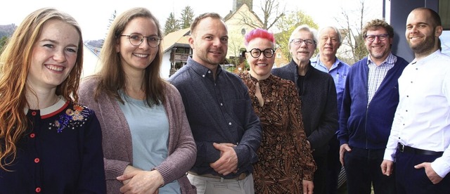 Die Kandidatinnen und Kandidaten der  ...ild: Vivienne Knobloch und Sven Moos.   | Foto: Hubert Blattmann