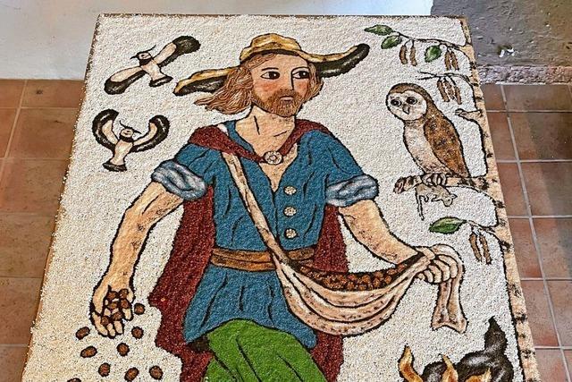 Altarbild-Knstlerin aus Heitersheim kehrt die Provokation nicht unter den Teppich
