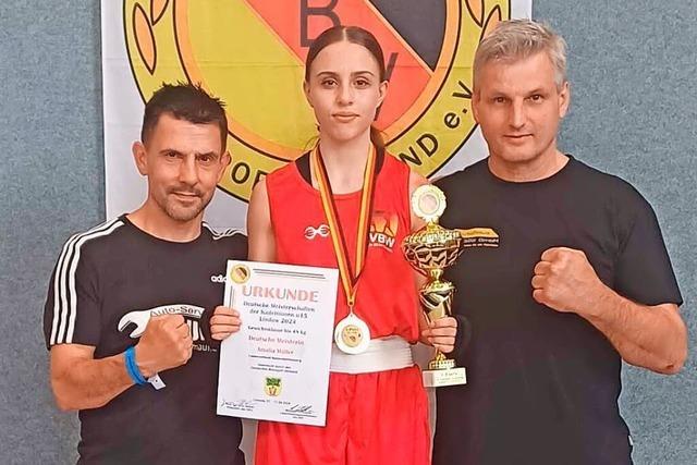 Wie sich die 13-jhrige Amalia Mller mit Zielstrebigkeit, Talent und Flei zum Deutschen Meistertitel boxt
