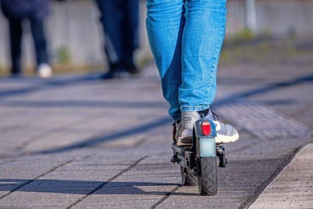 E-Scooter in der Lahrer Fugngerzone werden strker kontrolliert