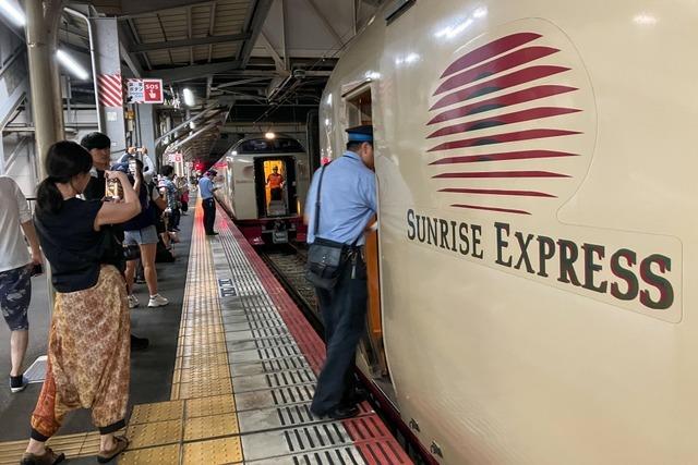 Mit dem Sunrise-Express im Massenschlaflager durch die Nacht von Okayama bis Tokio