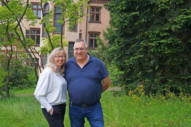 Alexandra Mller, bei der SSG unter an...d Schwanz, Leiter der Kurparkgrtnerei  | Foto: Silke Hartenstein