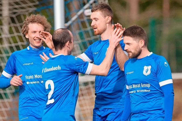 Werden die Spieler des SV Eisenbach doch noch ber die Relegation jubeln?  | Foto: Wolfgang Scheu