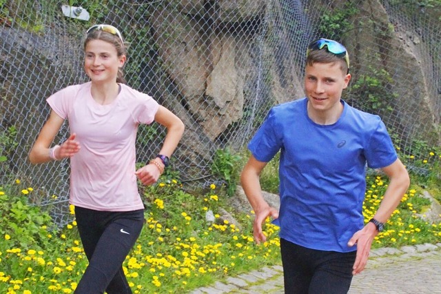 Julia und Lukas Ehrle laufen von Erfolg zu Erfolg. Auch bei der EM?  | Foto: Privat