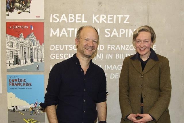 Isabel Kreitz und Matieu Sapin zeigen deutsche und franzsische Geschichte im Comic im Simplicissimus Haus Renchen