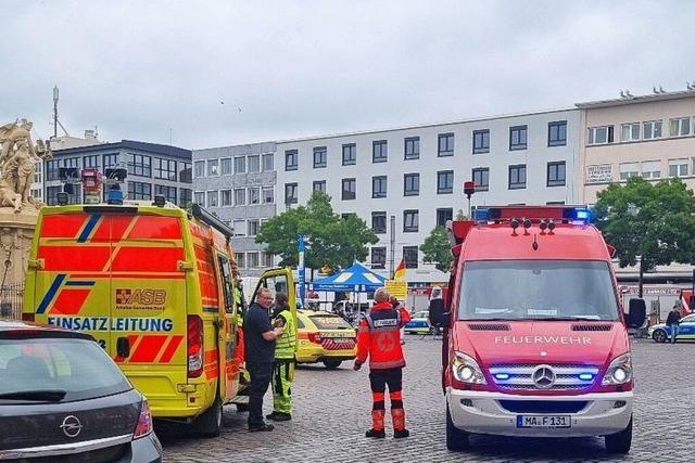 Messerattacke in Mannheim – Polizei schiet Angreifer nieder