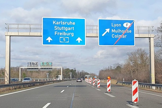 Der Weg nach Frankreich ber das Neuen...ie auf der Strae liegen. (Archivfoto)  | Foto: Hannes Selz