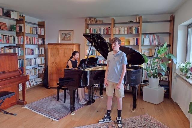 Mit Kunstliedern auf Erfolgskurs sind zwei junge Musiktalente aus Heitersheim und Freiburg