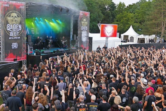 Das Festival &#8222;Baden in Blut&#8220; im vergangenen Jahr im Dreilndergarten  | Foto: Katrin Fehr