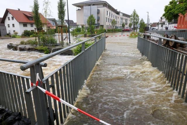 Hochwassergefahr: Leichte Entspannung im Bodenseekreis und in Oberschwaben