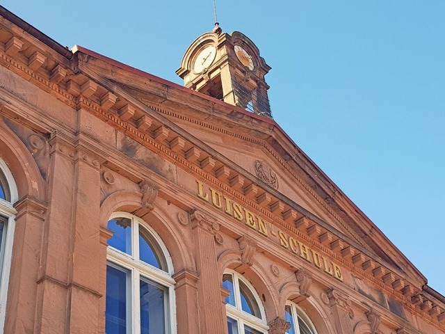 Der   Gemeinderat Lahr tagt in der frheren Luisenschule.   | Foto: Christian Kramberg