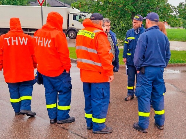 Emmendinger THW-Helfer sind beim Hochwassereinsatz in Gnzburg dabei.  | Foto: Privat