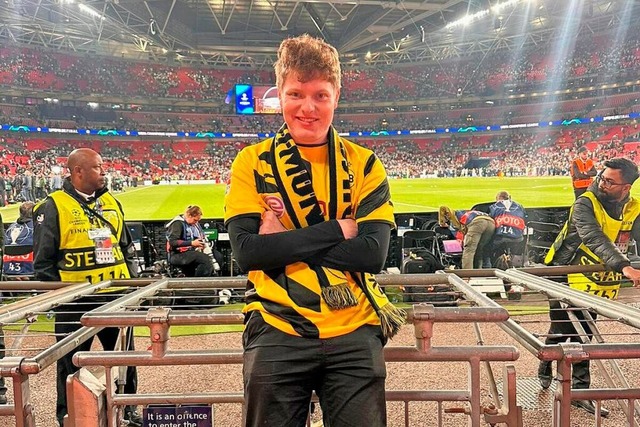 Moritz Krauss, der in Schwanau aufgewa...e-Finale im Wembley-Stadion in London.  | Foto: Moritz Krauss