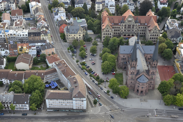 Seit 125 Jahren steht Freiburgs Johanneskirche da, wo einst ein Gaswerk war