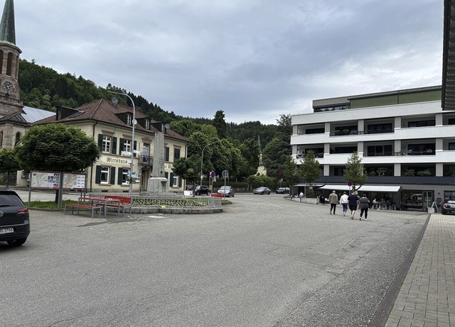 Der Bahnhofsvorplatz in Zell  | Foto: SPD