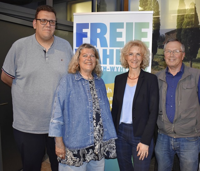 Die Freien Whler feiern ihr 25-jhrig...nde Daniela Meier und Ralph Gerspach.   | Foto: Thomas Loisl Mink