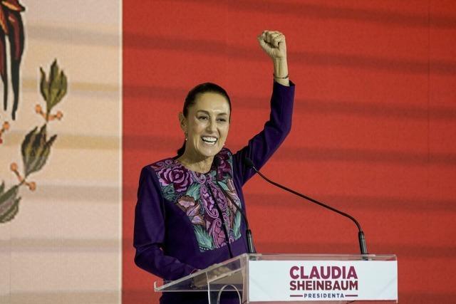 Claudia Sheinbaum knnte in Mexiko als erste Prsidentin Geschichte schreiben