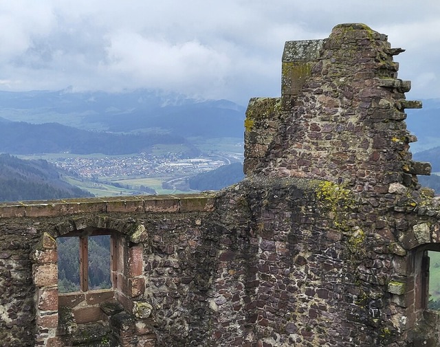 Inspirierend: die Burgruine auf dem Schnberg   | Foto: Karl Kovacs