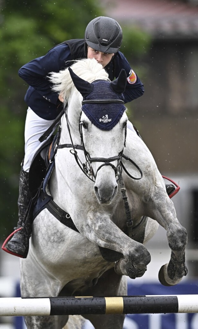 Fnfter beim Abschluss: Ben Dreher (mit Captain Jack)  | Foto: Achim Keller