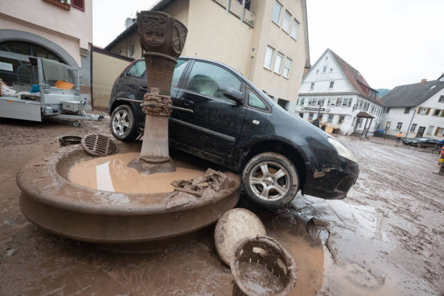 Fotos: Hochwasser hinterlsst im Sdwesten Spuren der Verwstung