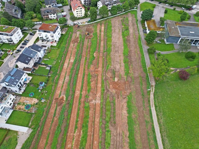 Achologische Sondierungsarbeiten Kirchzarten 5. Wohnhof  | Foto: Regierungsprsidium Stuttgart