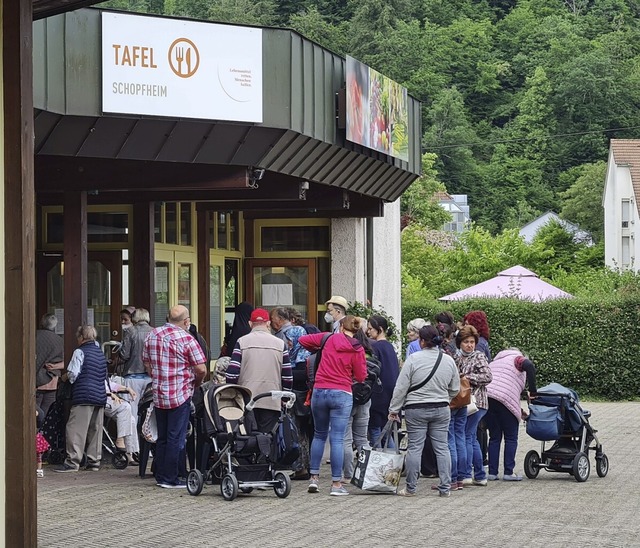 Seit  Grndung der Tafel hat sich die  Zahl  ihrer Kunden fast verdoppelt.  | Foto: Gerald Nill