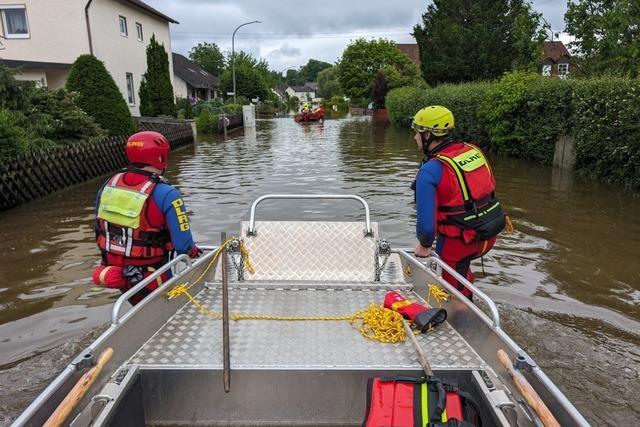 Ehrenamtliche aus dem DLRG-Bezirk Breisgau helfen im Hochwassergebiet in Bayern