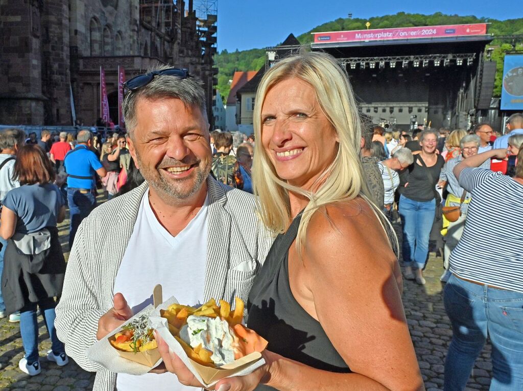 Vor 3500 Fans trat Ronan Keating am ersten Abend der Mnsterplatzkonzerte in Freiburg auf.