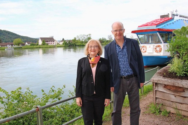 CDU-Landtagsabgeordnete Sabine Hartmann-Mller und Florian Schmid von der GFGZ.  | Foto: Baier, Markus