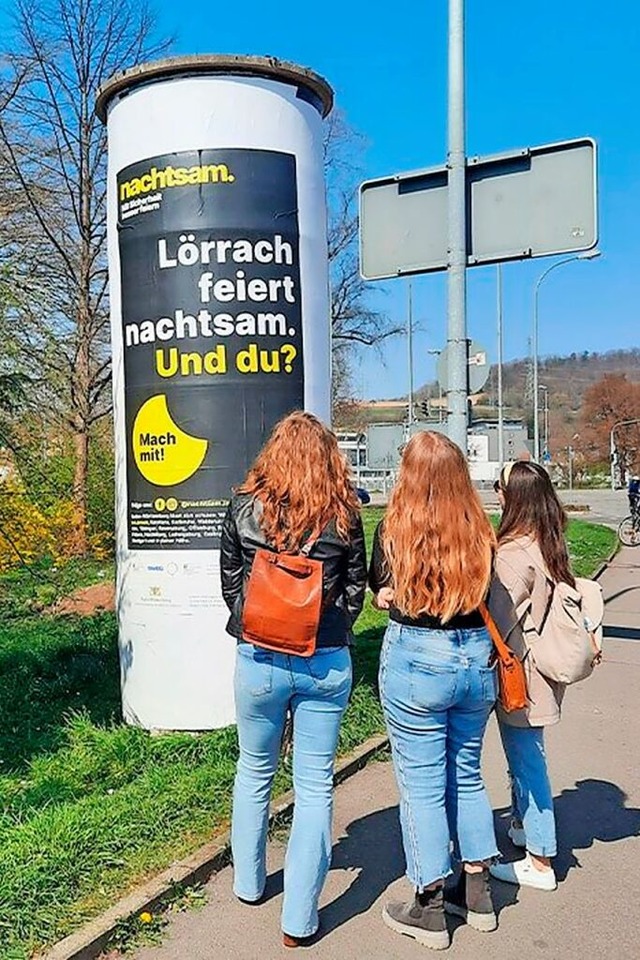 Die Kampagne zielt darauf ab, dass Ver...nicht nur bei den Frauen gesehen wird.  | Foto: Landeskoordinierungsstelle Sicherheit im Nachtleben Baden-Wrttemberg