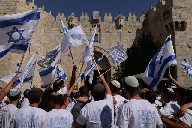 Am sogenannten Jerusalem-Tag provozieren israelische Nationalisten in Ostjerusalem