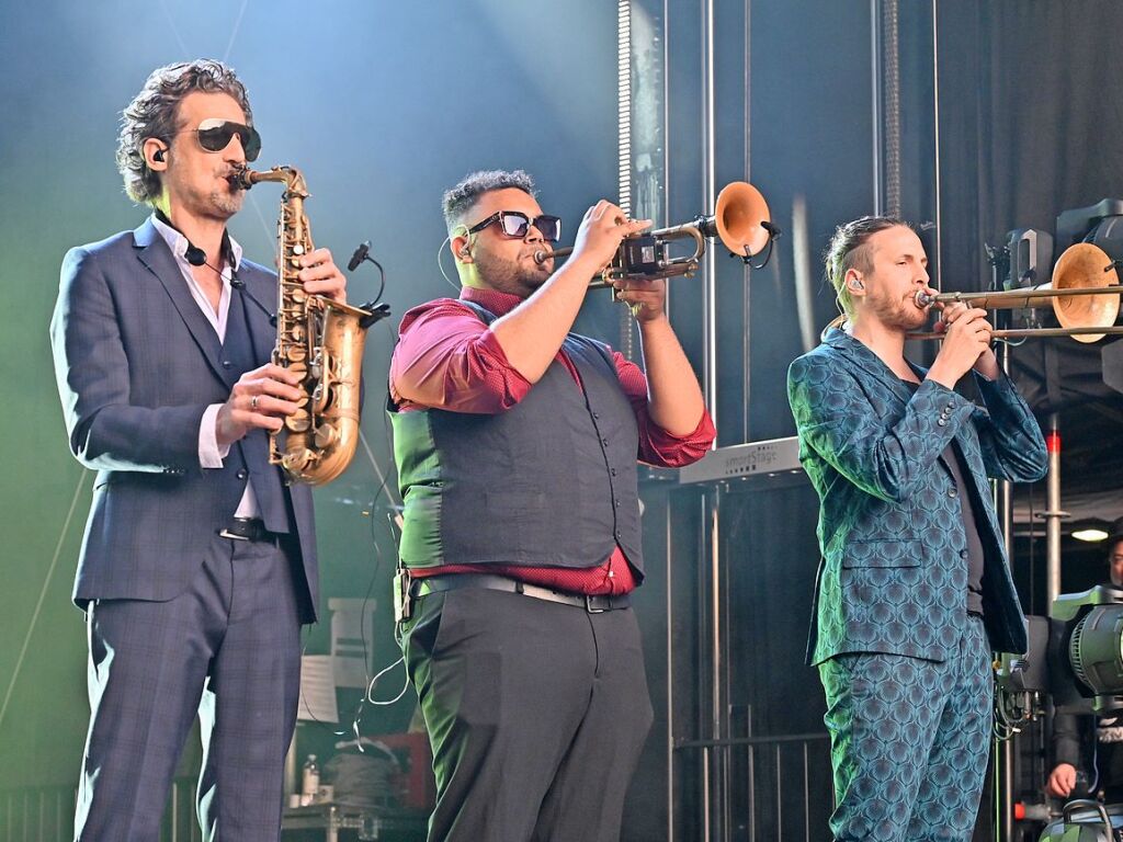 Parov Stelar und Meute haben den Mnsterplatz zum Beben gebracht.