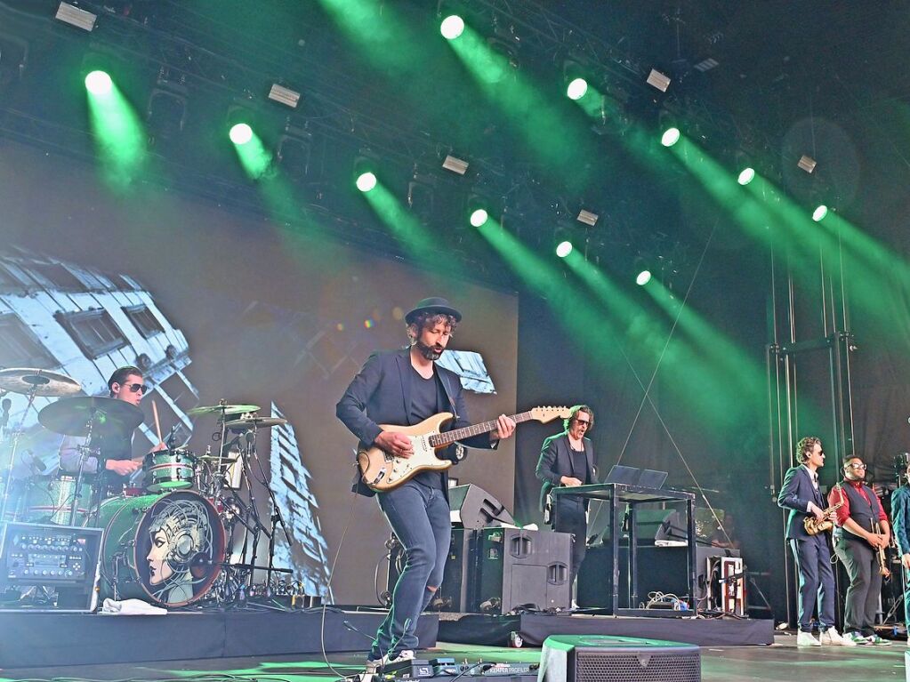 Parov Stelar und Meute haben den Mnsterplatz zum Beben gebracht.