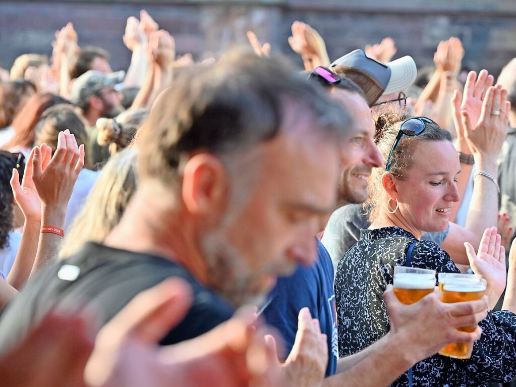 Parov Stelar und Meute haben den Mnsterplatz zum Beben gebracht.