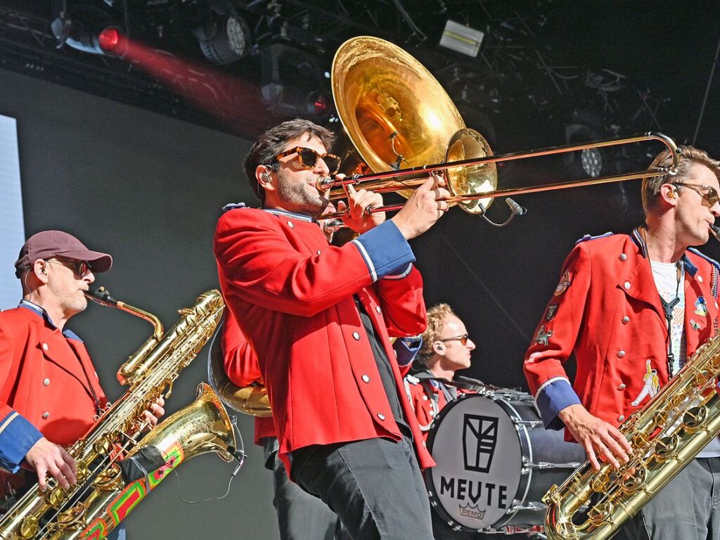 Parov Stelar und Meute haben den Mnsterplatz zum Beben gebracht.