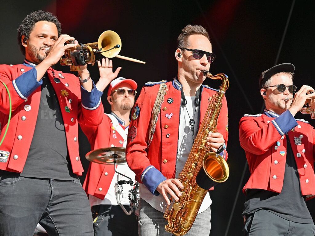 Parov Stelar und Meute haben den Mnsterplatz zum Beben gebracht.