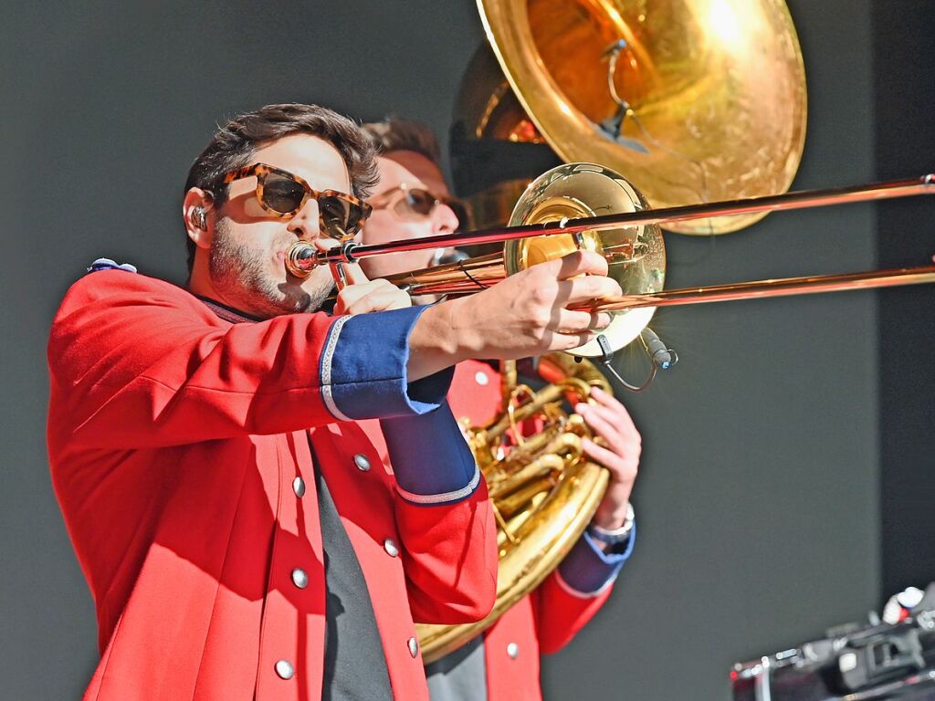 Parov Stelar und Meute haben den Mnsterplatz zum Beben gebracht.