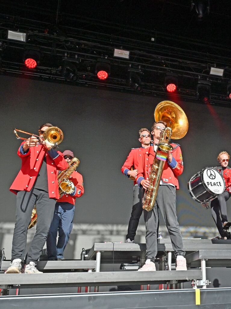 Parov Stelar und Meute haben den Mnsterplatz zum Beben gebracht.