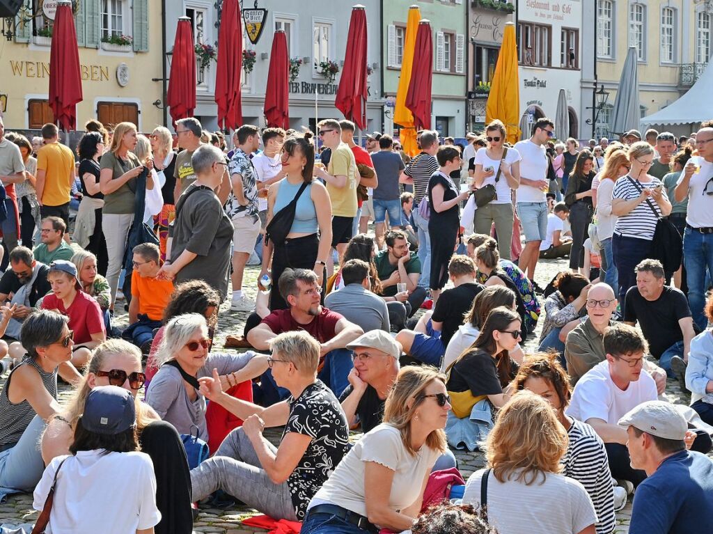 Parov Stelar und Meute haben den Mnsterplatz zum Beben gebracht.